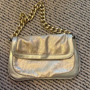 Elegant Gold Chain Shoulder Bag